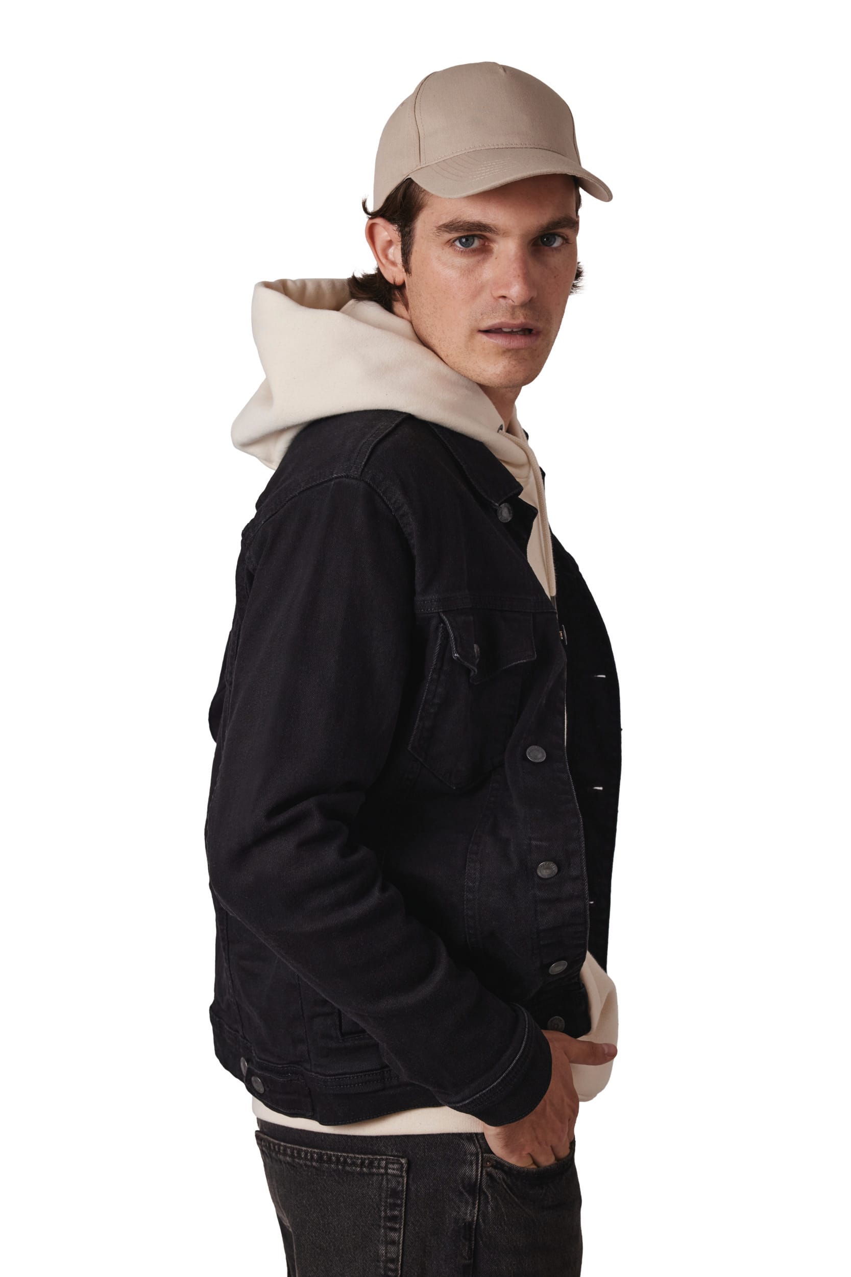 Cappellino a 5 pannelli in twill di cotone riciclato e poliestere | KP229