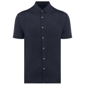 Spasso SP517 - Men's Linen Short-sleeved Shirt