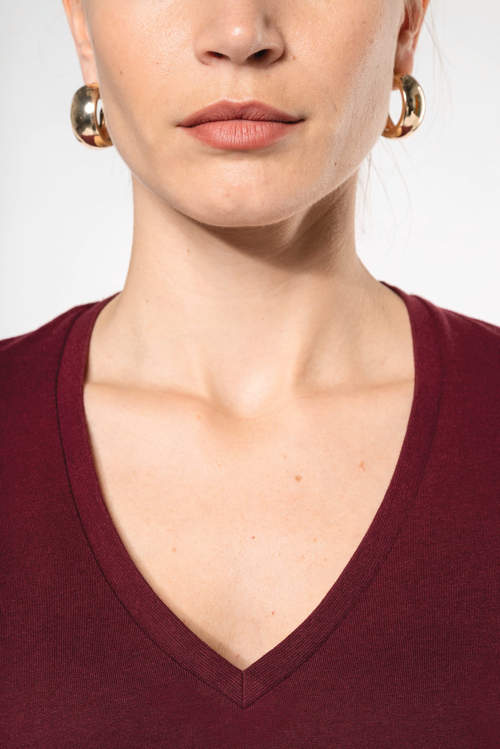 T-shirt col V Bio150ic pour femmes - 145 g/m² | K3029IC