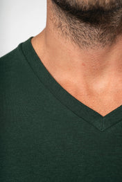 Herren V-Ausschnitt T-Shirt aus Bio-Baumwolle - 145 g/m² | K3028IC
