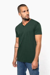 Herren V-Ausschnitt T-Shirt aus Bio-Baumwolle - 145 g/m² | K3028IC