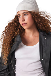 Bonnet côtelé à revers en mélange de polyester recyclé Polylana® | KP950
