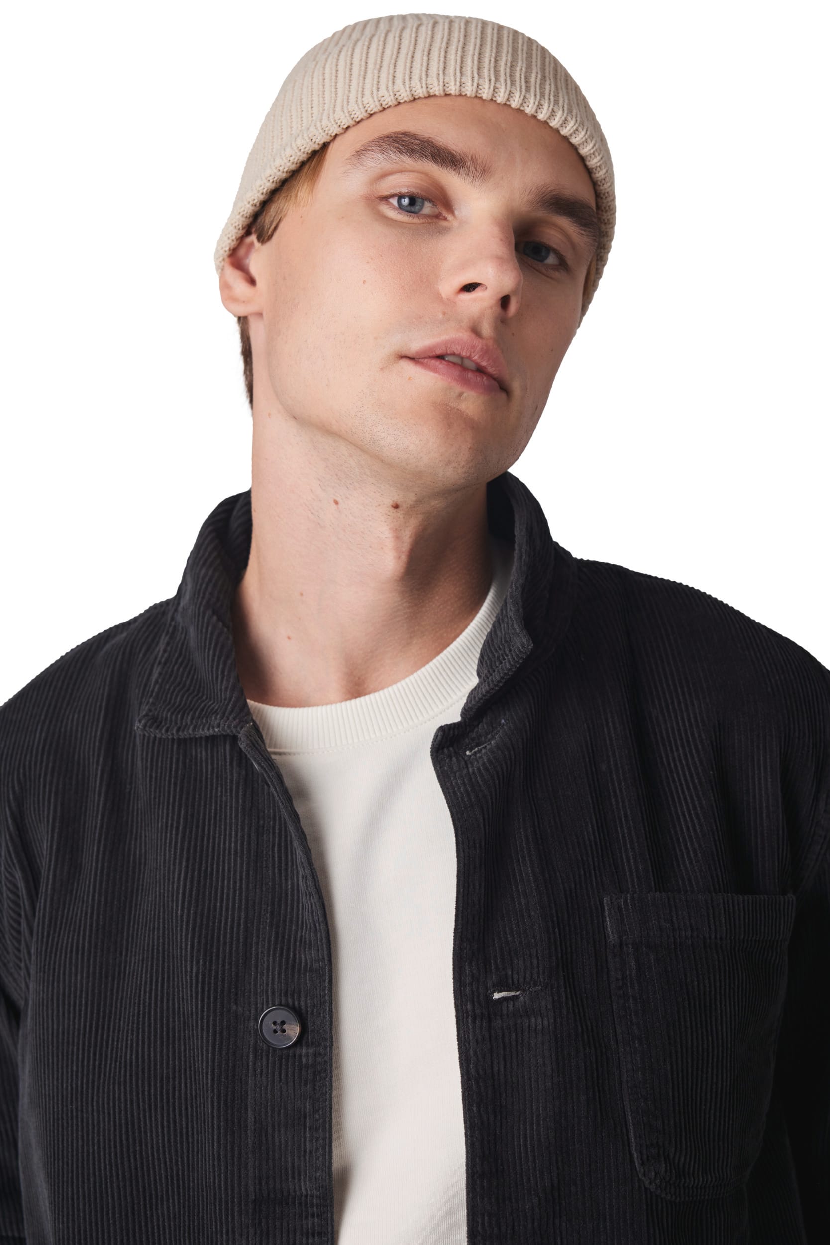 Bonnet côtelé à revers en mélange de polyester recyclé Polylana® | KP950
