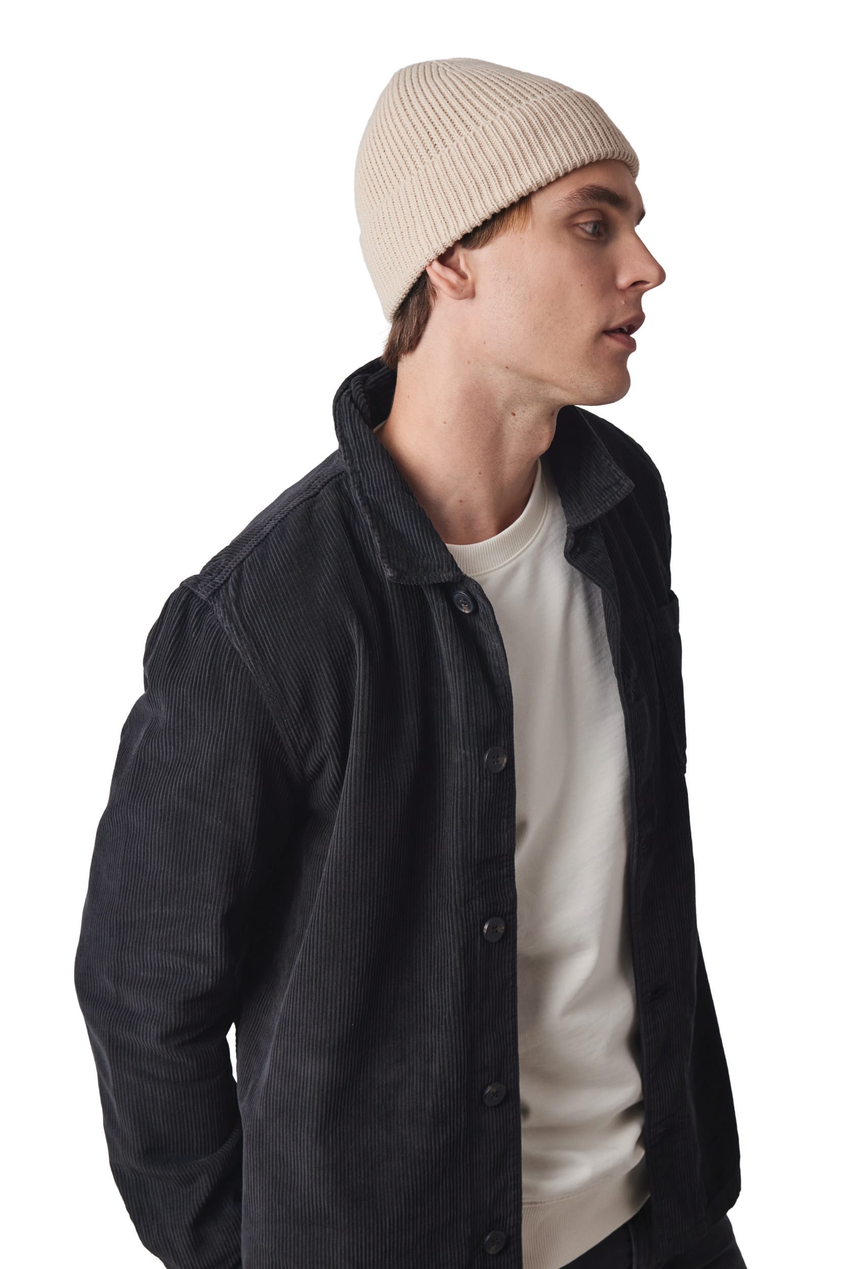 Bonnet côtelé à revers en mélange de polyester recyclé Polylana® | KP950