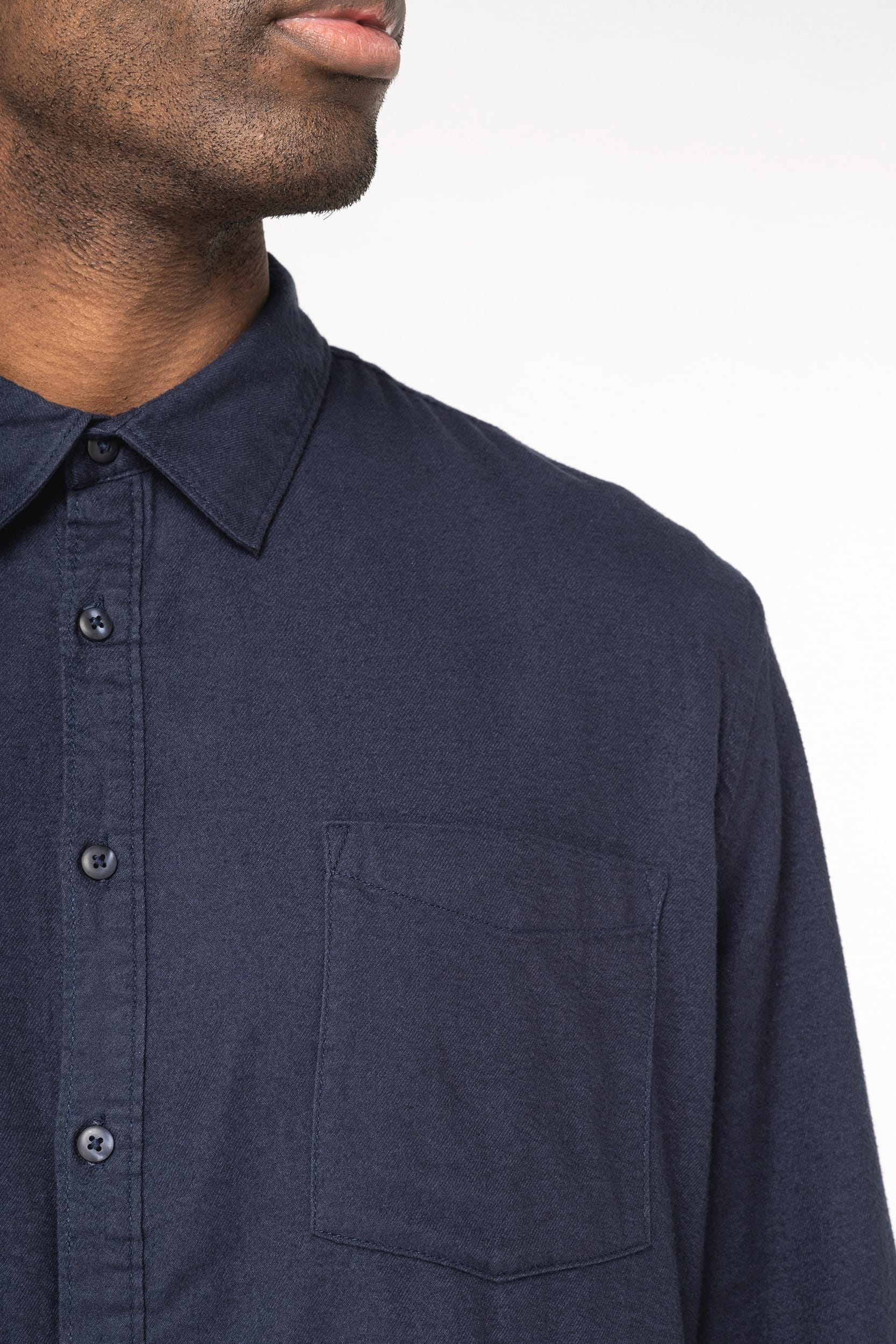 Chemise en flanelle écologique pour homme - 170 g/m² - NS520