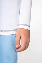 T-shirt technique à manches longues pour enfants avec protection UV - PA4018