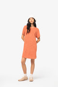 Oversized T-Shirt-Kleid aus Bio-Baumwollfrottee für Damen – 210 g/m² – NS5028