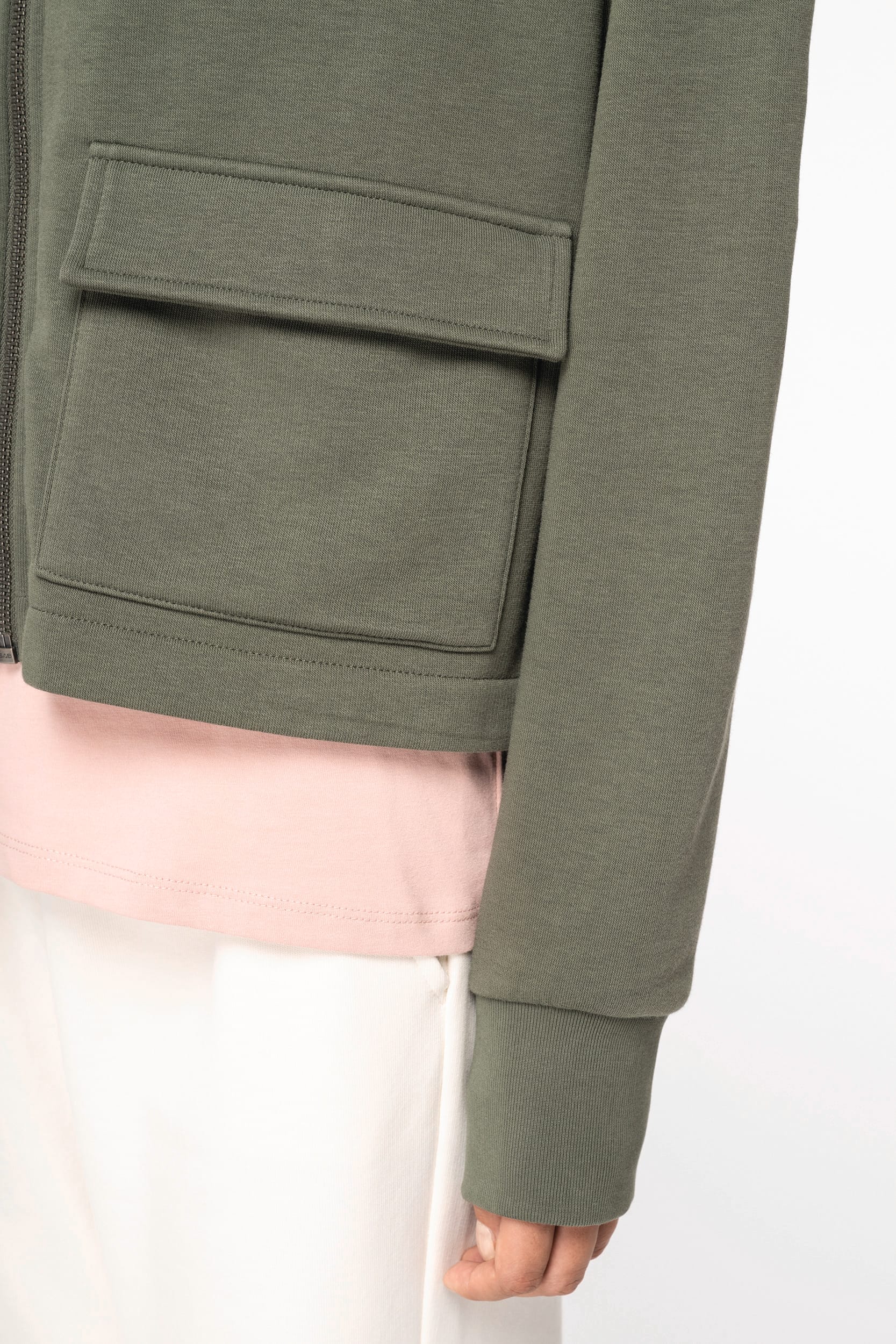 Sweat-shirt zippé pour femmes - 300g - NS409