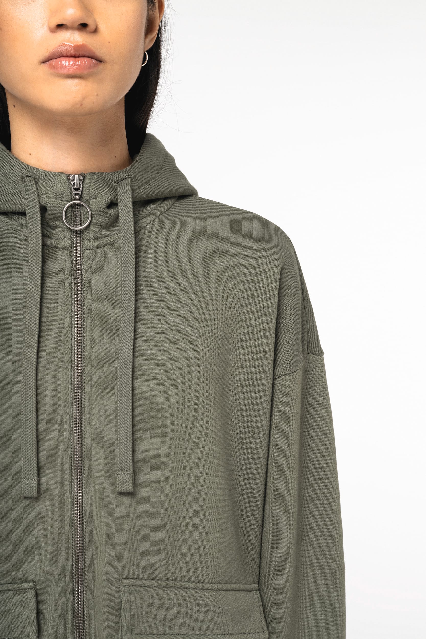 Sweat-shirt zippé pour femmes - 300g - NS409