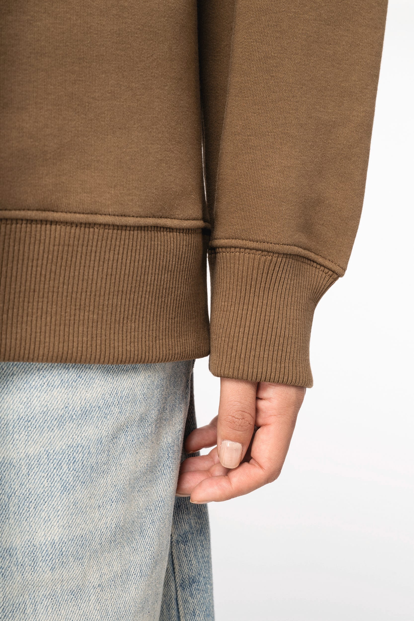 Sweatshirt Unisexe Éco-Responsable à Col Rond Oversized - NS407