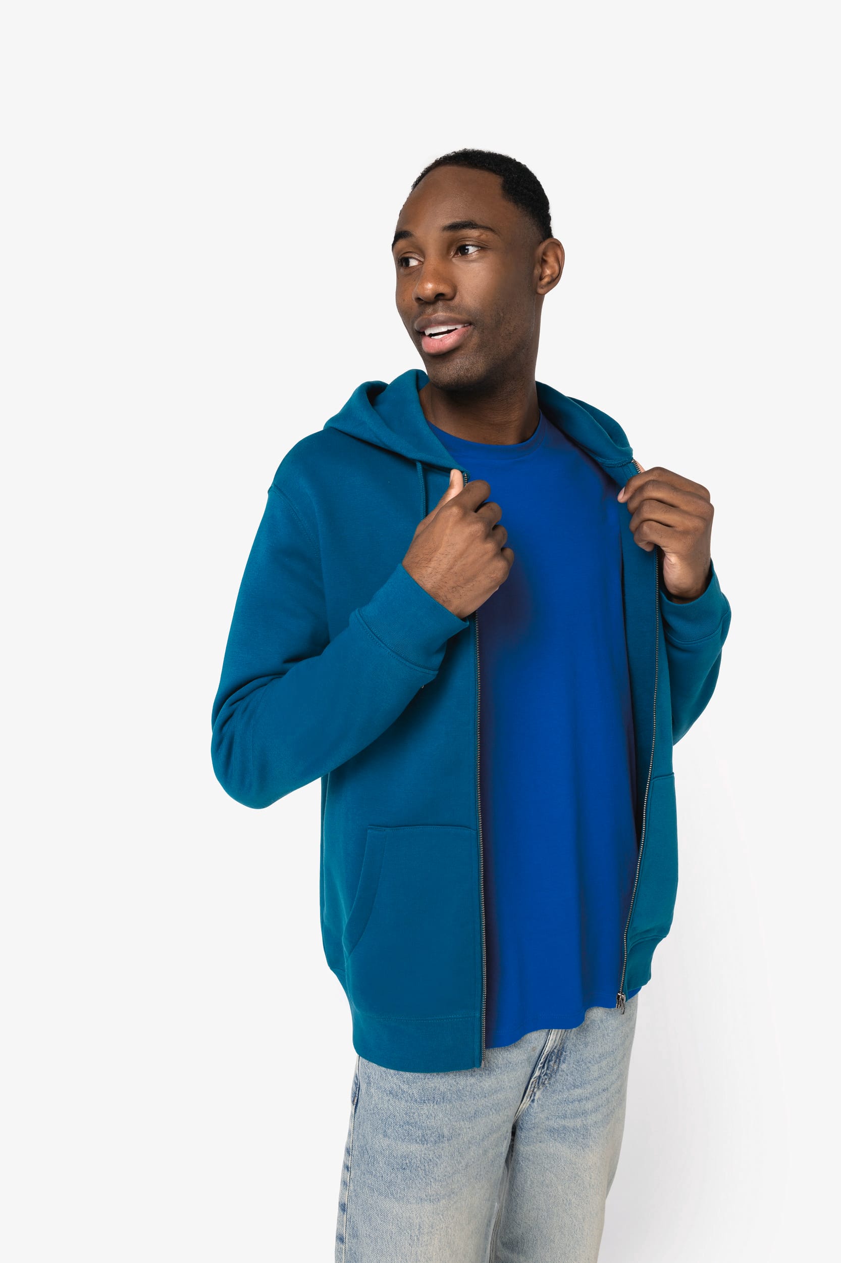 Sweat à Capuche Zippé Unisexe - 350gsm - NS402