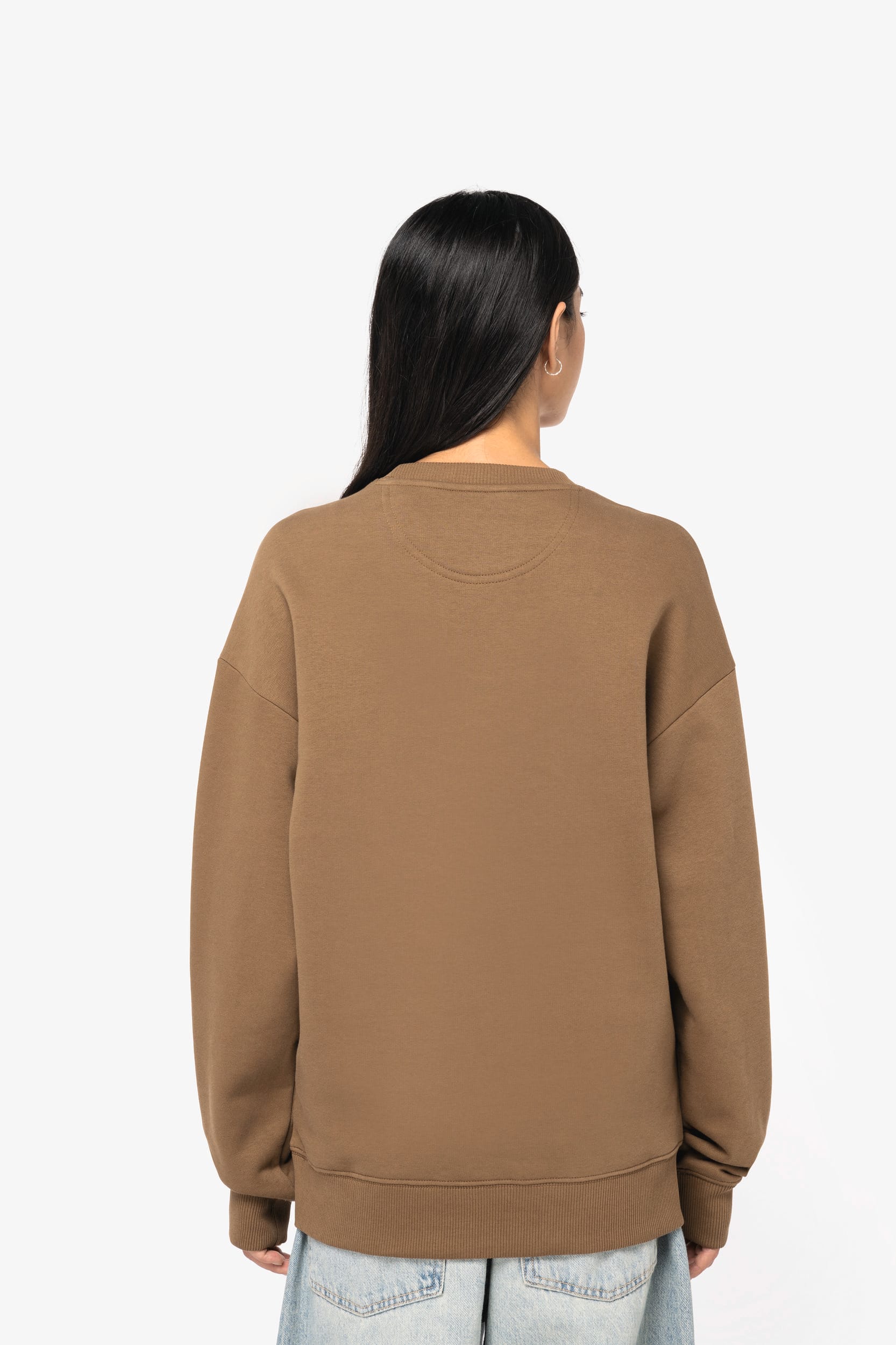 Sweatshirt Unisexe Éco-Responsable à Col Rond Oversized - NS407