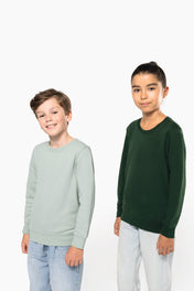 Sweat-shirt écologique à col rond pour enfants - 280 g/m² - K4026