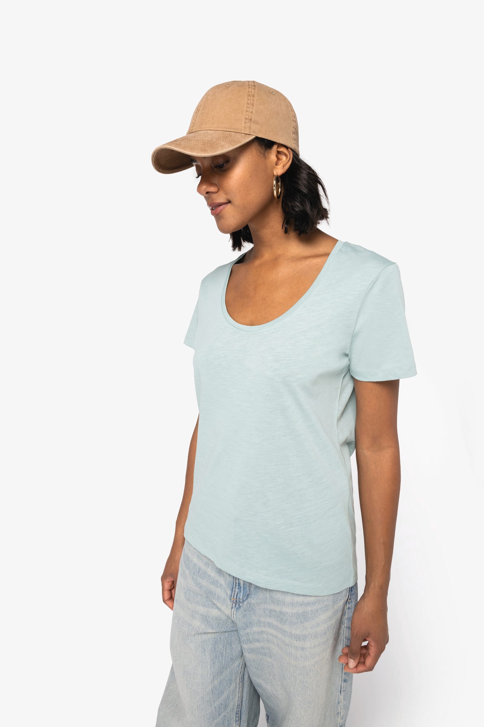 Damen Slub T-Shirt - 130gsm - NS329