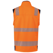 WK. Designed To Work WK460 - Recycled Safety Softshell Jacket With Detachable Sleeves