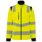 Recycled Safety Softshell Jacket, Detachable Sleeves | WK460