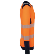 Recycled Hi-Vis Long Sleeve Safety T-Shirt | WK361