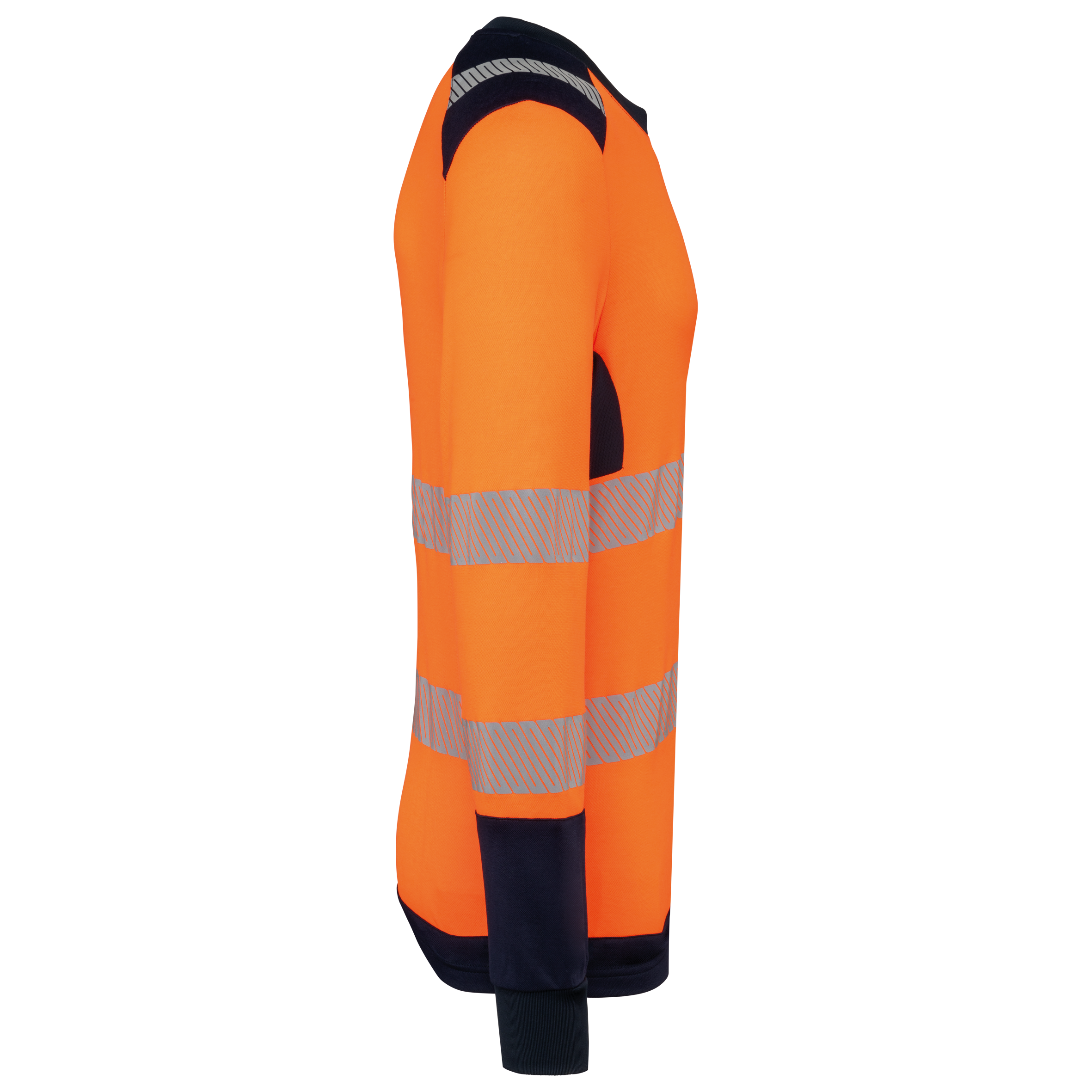 Recycled Hi-Vis Long Sleeve Safety T-Shirt | WK361