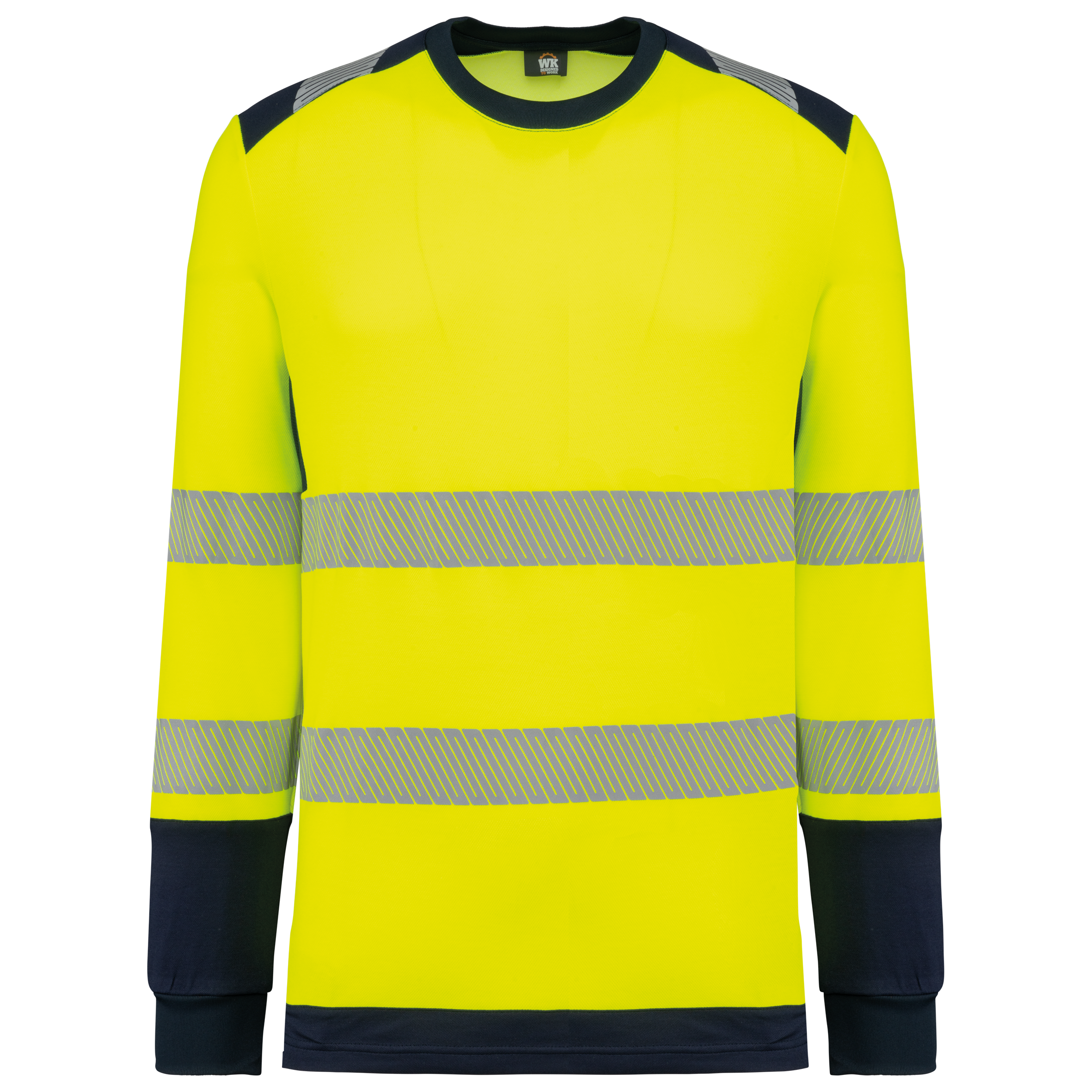 WK. Designed To Work WK361 - Recycled Safety T-shirt Long Sleeves