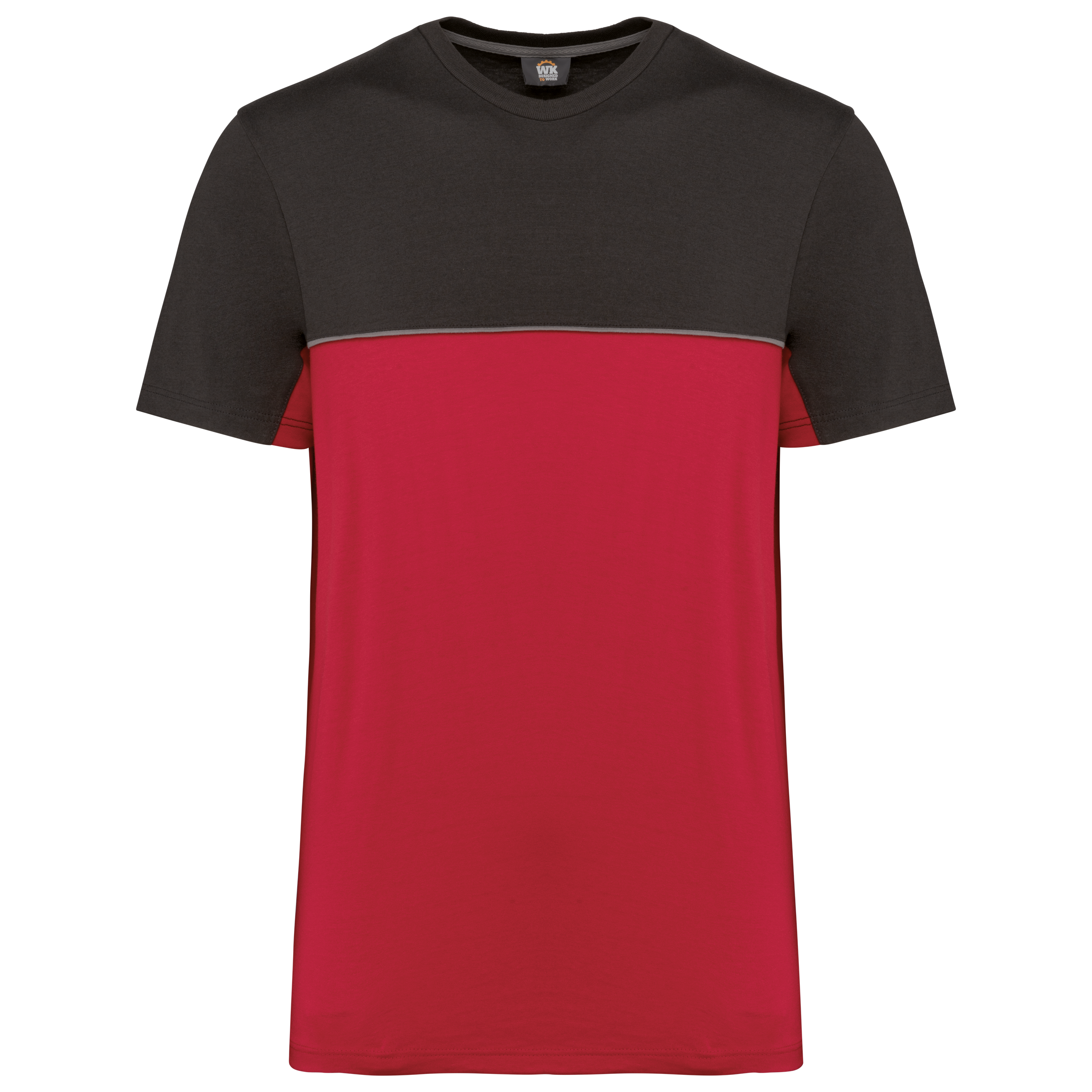 Recyceltes Zweifarbiges Kurzarm-T-Shirt - 190 g/m² - WK304