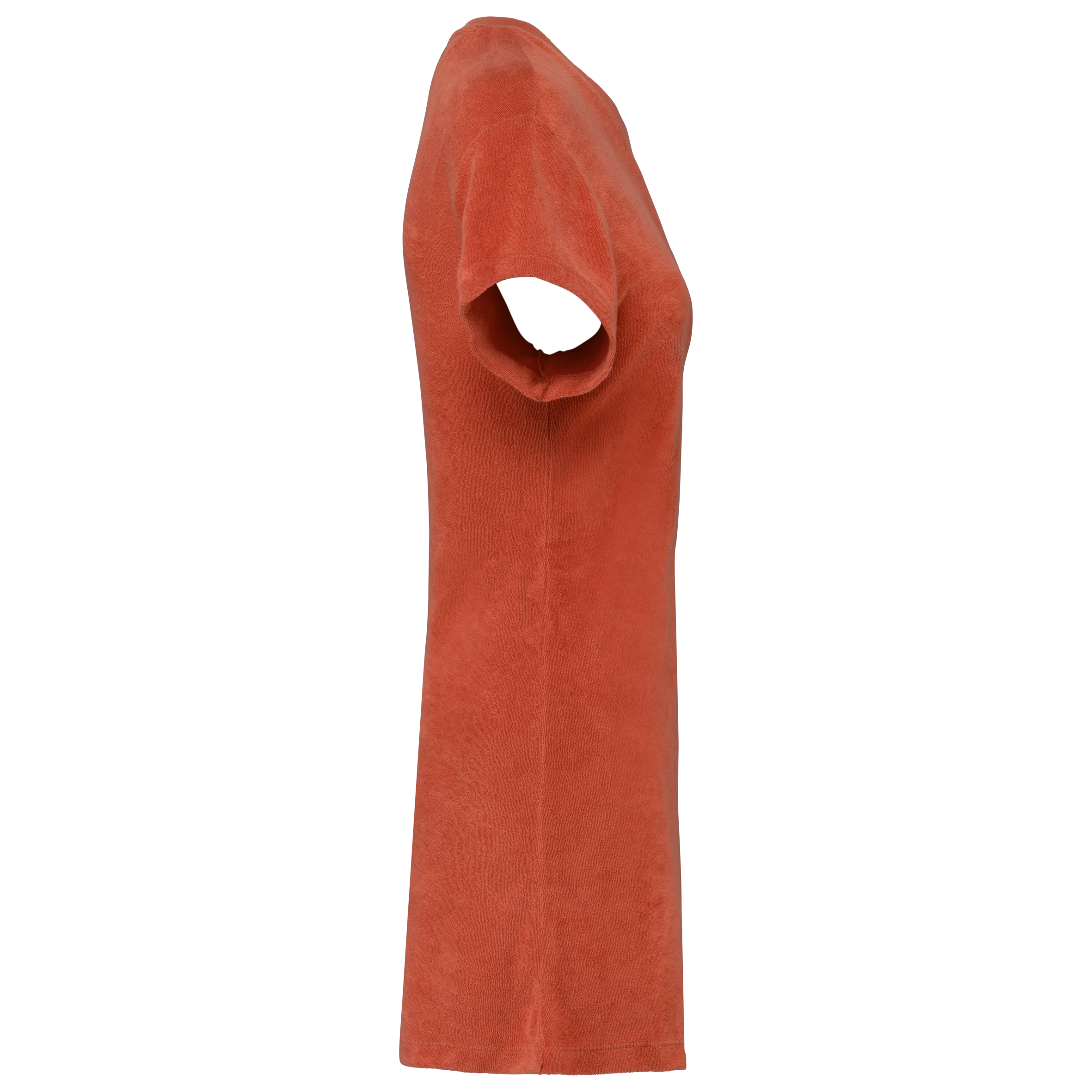 Robe T-shirt en éponge de coton biologique Oversized pour femmes – 210 g/m² – NS5028