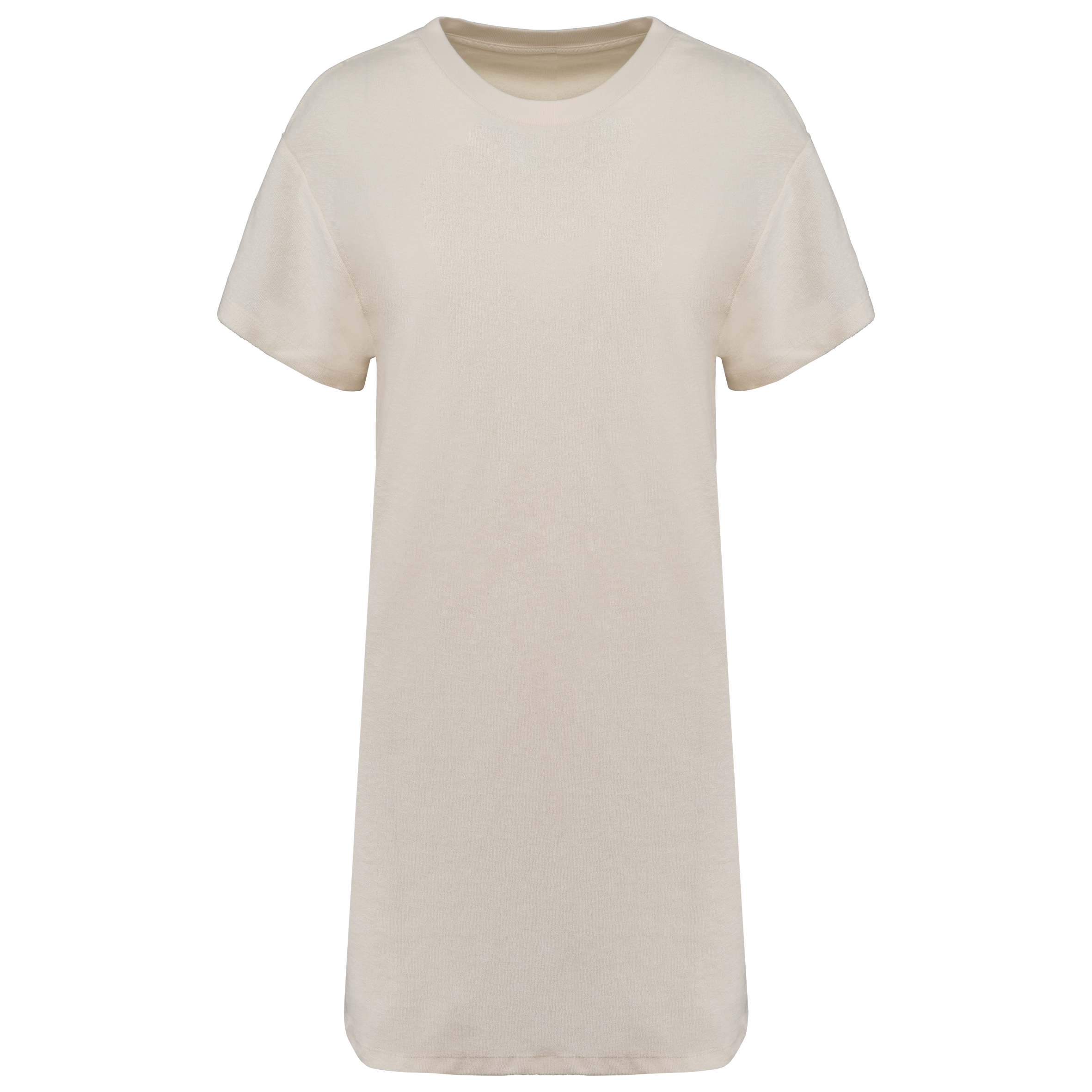 Oversized Organic Cotton Terry T-Shirt Dress for Women – 210 g/m² – NS5028 Oversized Organic Cotton Terry T-Shirt Dress for Women – 210 g/m² – NS5028