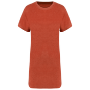 Robe T-shirt en éponge de coton biologique Oversized pour femmes – 210 g/m² – NS5028