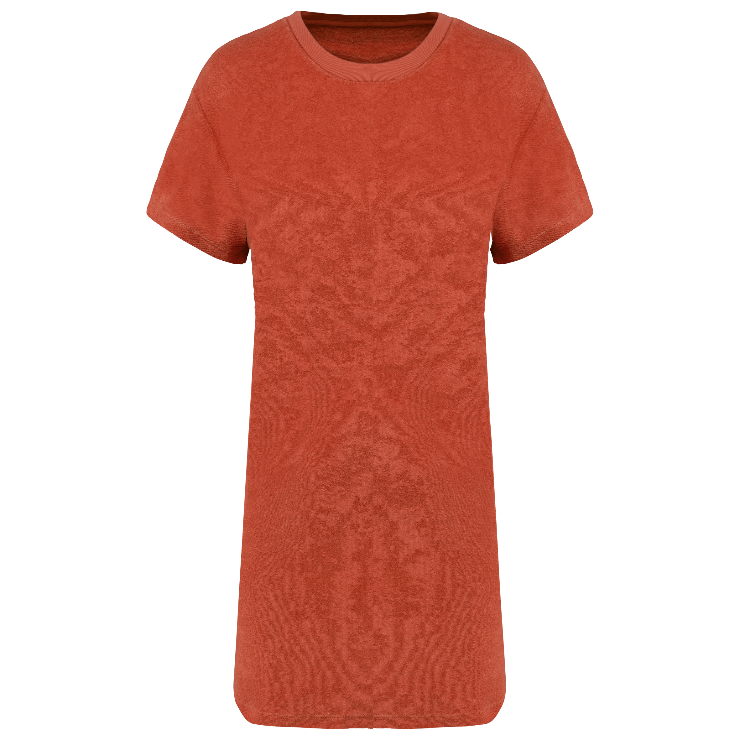 Robe T-shirt en éponge de coton biologique Oversized pour femmes – 210 g/m² – NS5028