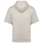 Sweat à Capuche à Manches Courtes Unisexe en Coton Bio – French Terry – 300 g/m² – NS406