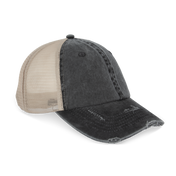 Umweltfreundliche Unisex-Trucker-Kappe mit Risseffekt - NS027