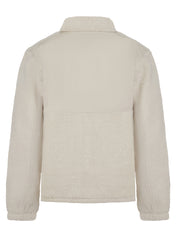 Sherpa Fleece Jacket with Funnel Neck in Recycled Polyester | FR854