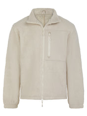 Sherpa Fleece Jacket with Funnel Neck in Recycled Polyester | FR854