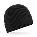 Moderner Beanie mit bedruckbarem Baumwoll-Patch – 185 g/m² | B442R