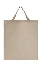Recycled Cotton/Polyester Tote with Short Handles – 140 g/m² | 67257