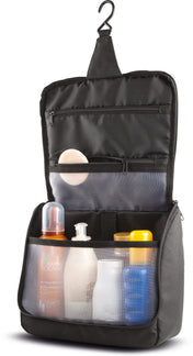 Toiletry Bag with Hook Hanger in Recycled 600D Polyester | KI0706