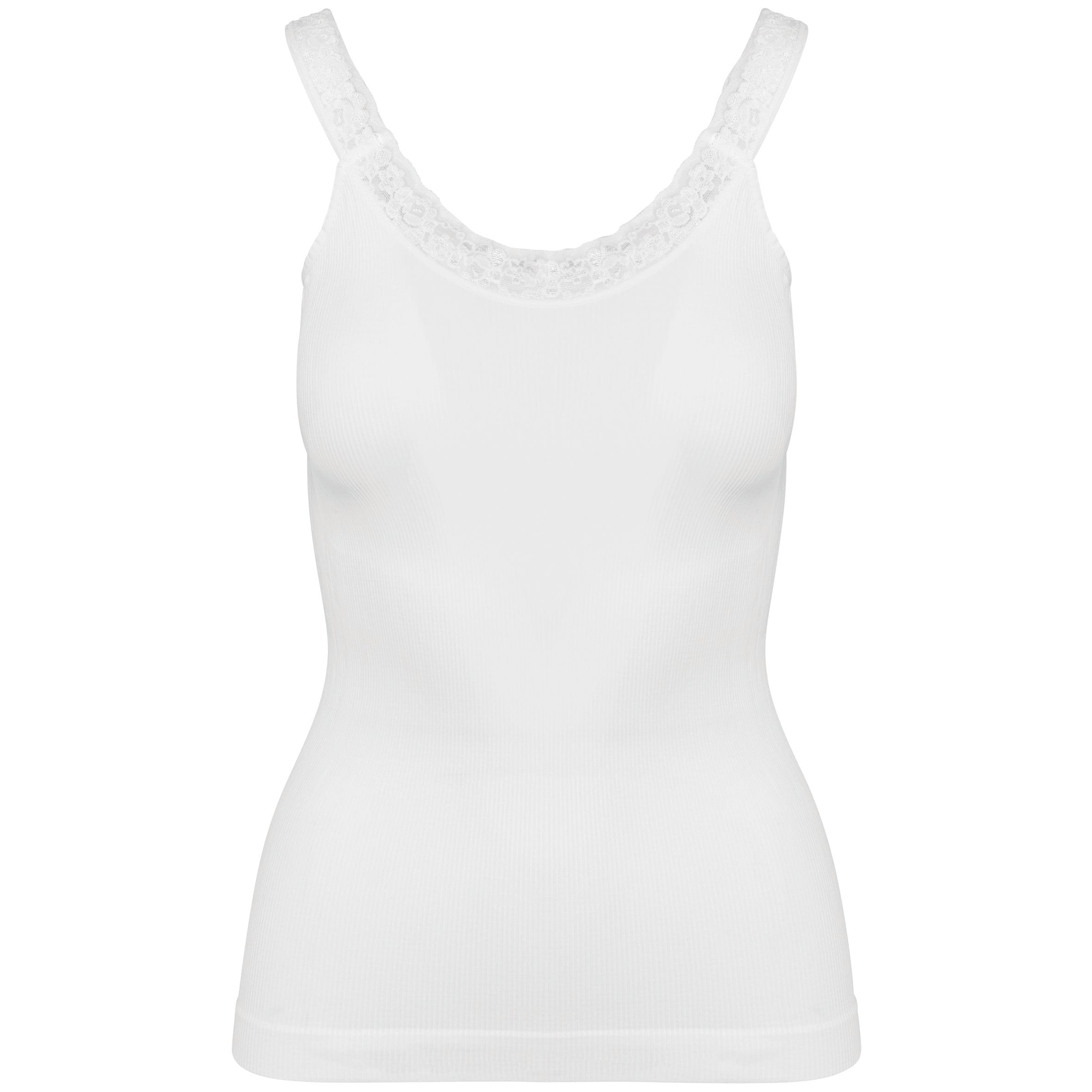 K3043 - Seamless Tank Top With Lace | Kariban | Organic Blank