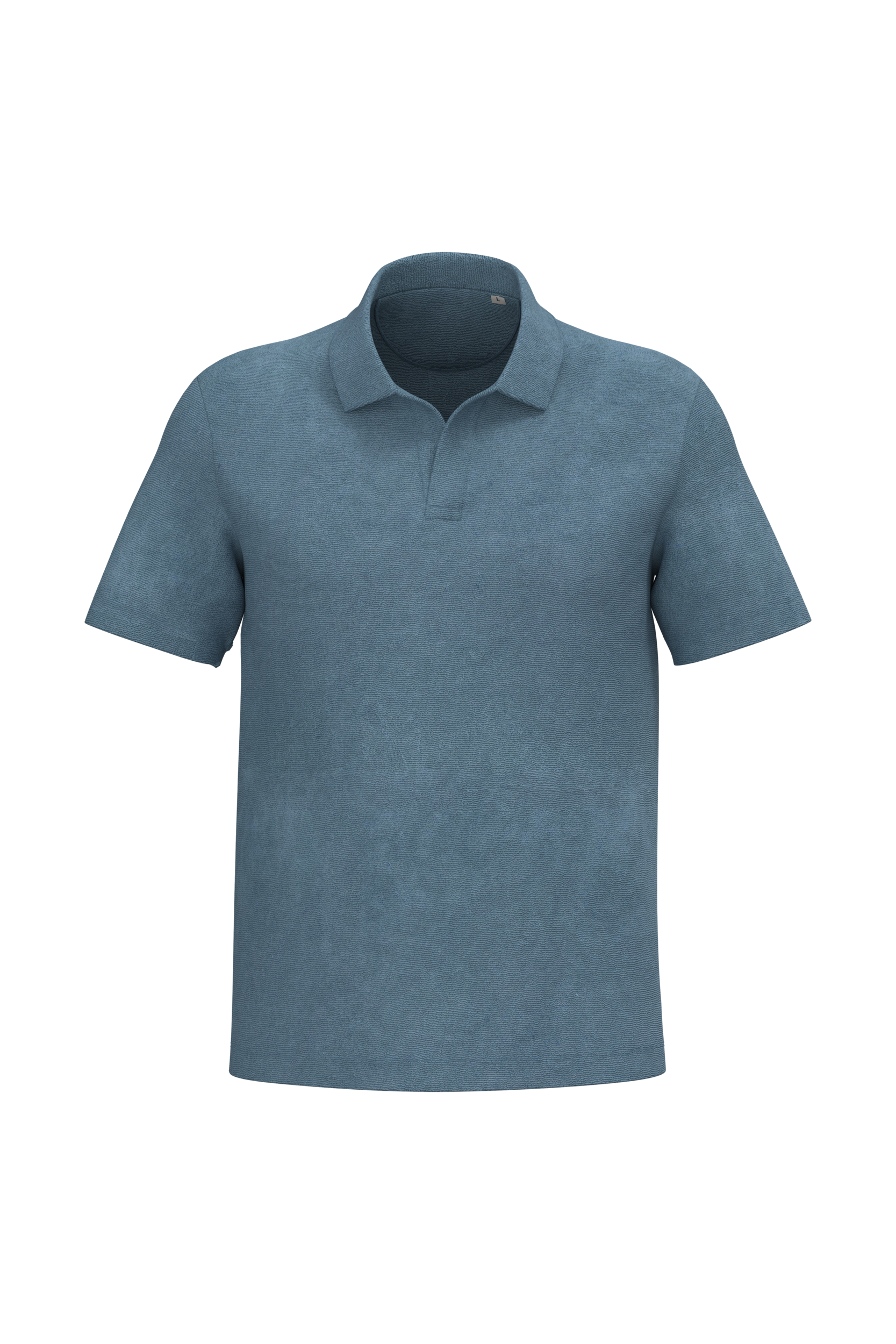 Men's Terry Polo Shirt | Organic Blank