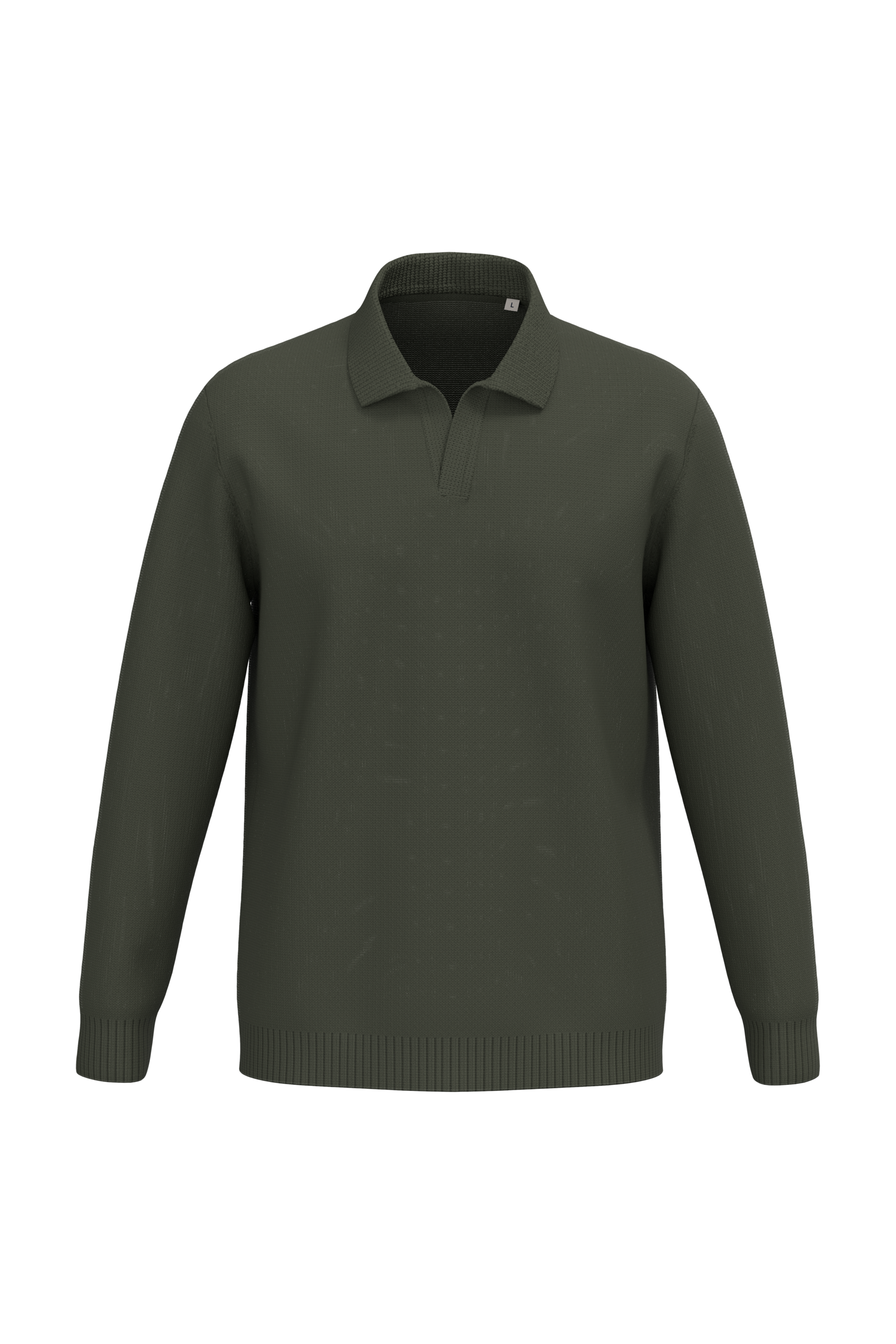 Spasso SP901 - Men's Jumper With Polo Collar