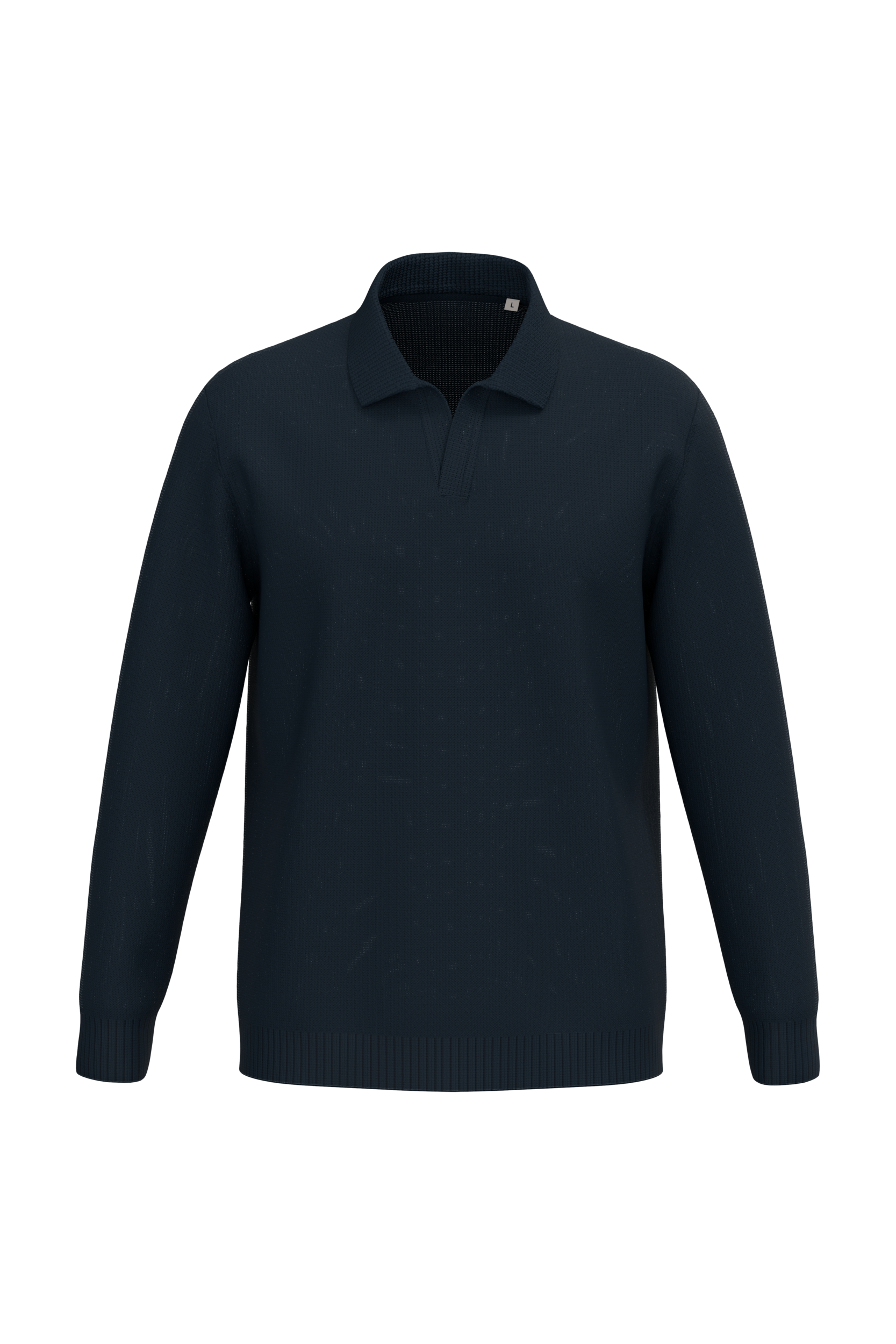 Spasso SP901 - Men's Jumper With Polo Collar
