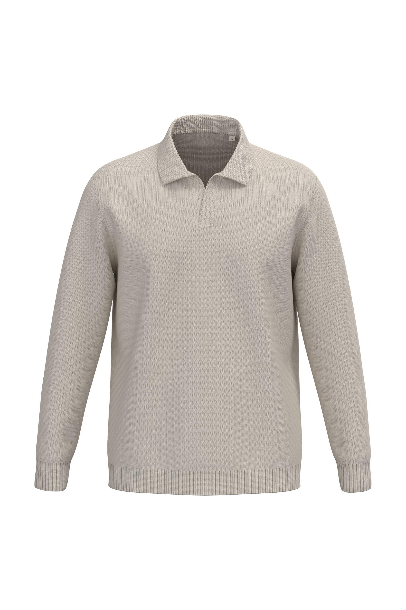 Spasso SP901 - Men's Jumper With Polo Collar