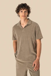 Spasso SP229 - Eco-friendly Men's Terry Towel Polo Shirt