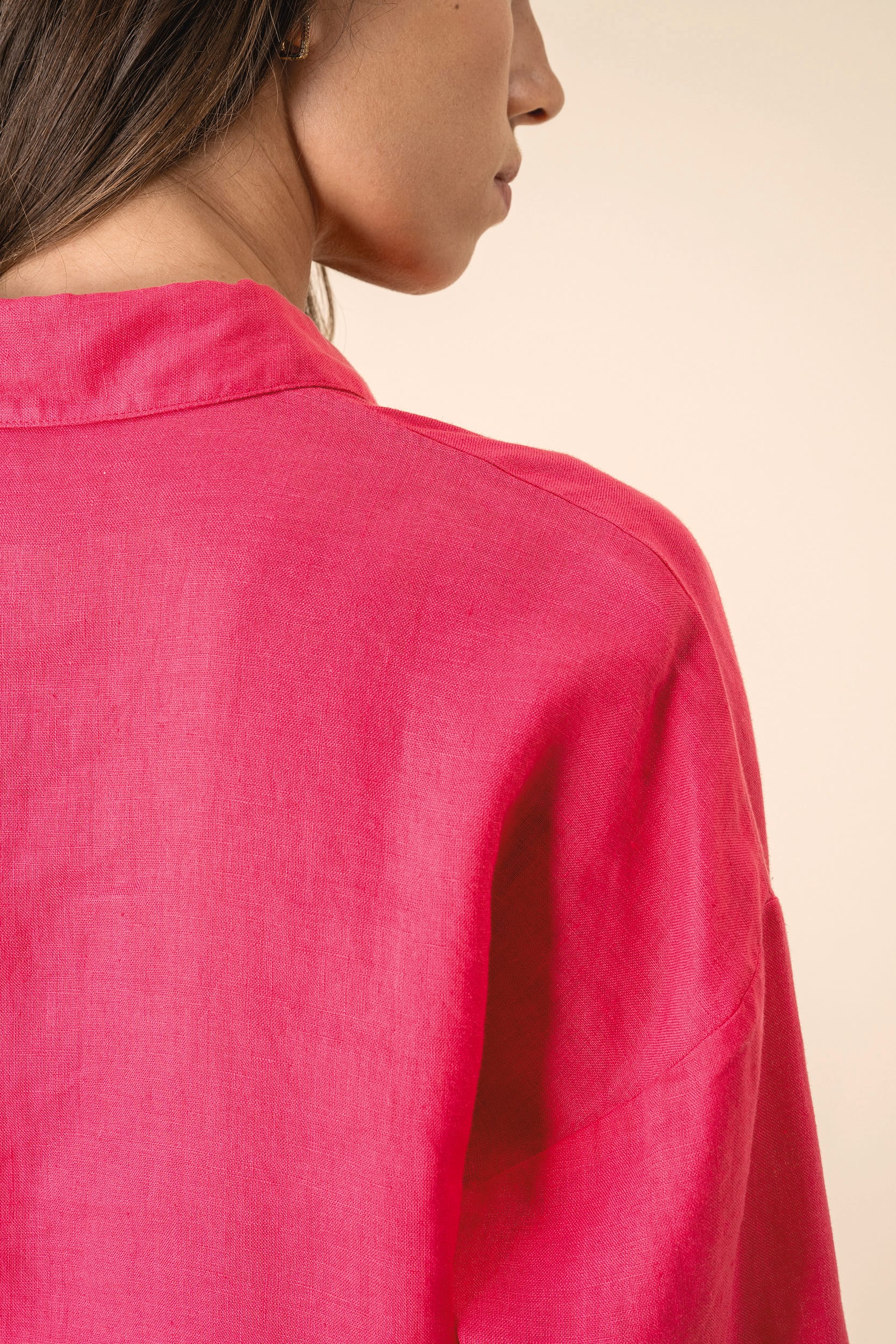 Spasso SP501 - Ladies' Oversize Linen Shirt