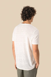 Spasso SP320 - Men's Linen T-shirt