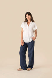 Spasso SP221 - Ladies’ Linen Polo Shirt