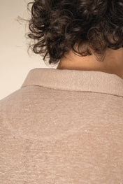Spasso SP220 - Men’s Linen Polo Shirt
