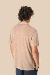 Spasso SP220 - Men’s Linen Polo Shirt