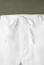 Spasso SP732 - Men's Linen Washed Effect Trousers