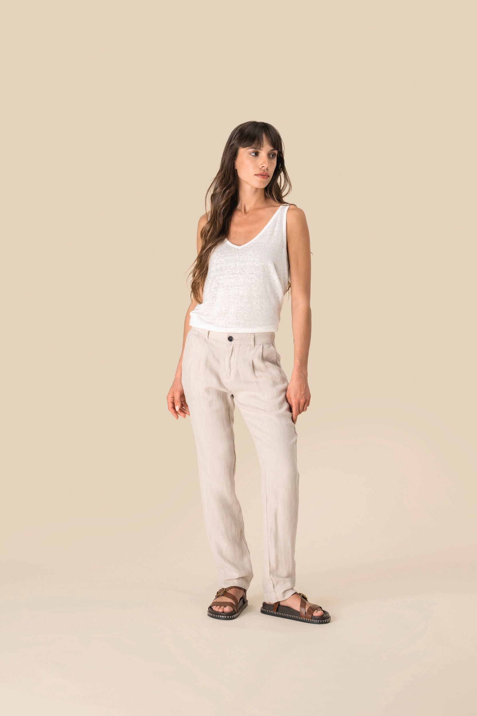 Spasso SP712 - Ladie's Linen Trousers