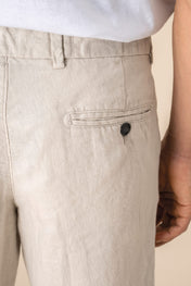 Spasso SP711 - Men's Linen Bermuda