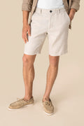 Gewebte Leinen-Bermudashorts für Herren | Spasso - SP711